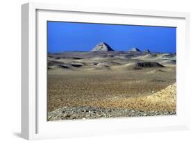 Step Pyramid of King Djoser (Zozer) in the Distance, Saqqara, Egypt, 3rd Dynasty, C2600 Bc-Imhotep-Framed Photographic Print