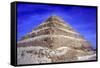 Step Pyramid of King Djoser (Zozer), Saqqara, Egypt, 3rd Dynasty, C2600 Bc-Imhotep-Framed Stretched Canvas