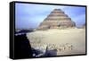 Step Pyramid of King Djoser (Zozer), Saqqara, Egypt, 3rd Dynasty, C2600 Bc-Imhotep-Framed Stretched Canvas