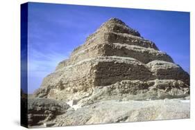 Step Pyramid of King Djoser (Zozer), Saqqara, Egypt, 3rd Dynasty, C2600 Bc-Imhotep-Stretched Canvas