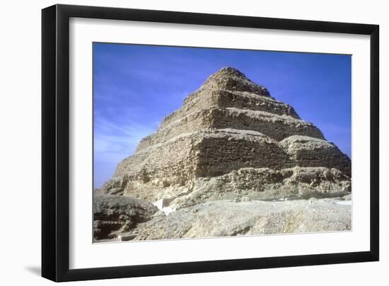 Step Pyramid of King Djoser (Zozer), Saqqara, Egypt, 3rd Dynasty, C2600 Bc-Imhotep-Framed Premium Photographic Print