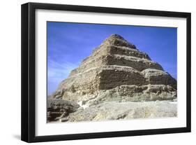 Step Pyramid of King Djoser (Zozer), Saqqara, Egypt, 3rd Dynasty, C2600 Bc-Imhotep-Framed Premium Photographic Print