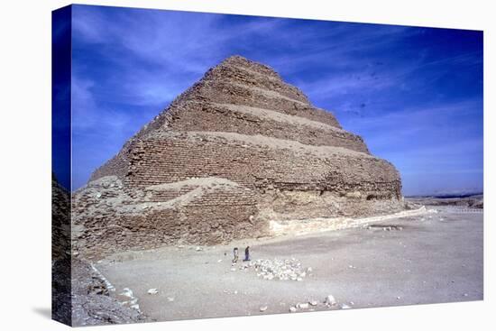 Step Pyramid of King Djoser (Zozer), Saqqara, Egypt, 3rd Dynasty, C2600 Bc-Imhotep-Stretched Canvas