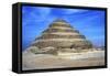 Step Pyramid of King Djoser (Zozer), Saqqara, Egypt, 3rd Dynasty, C2600 Bc-Imhotep-Framed Stretched Canvas