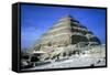 Step Pyramid of King Djoser (Zozer), Saqqara, Egypt, 3rd Dynasty, C2600 Bc-Imhotep-Framed Stretched Canvas