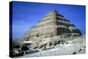 Step Pyramid of King Djoser (Zozer), Saqqara, Egypt, 3rd Dynasty, C2600 Bc-Imhotep-Stretched Canvas