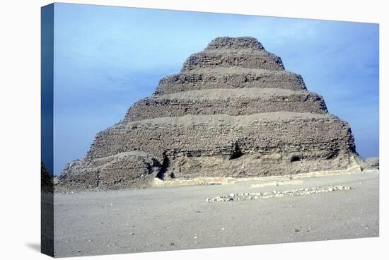 Step Pyramid of King Djoser (Zozer), Saqqara, Egypt, 3rd Dynasty, C2600 Bc-Imhotep-Stretched Canvas