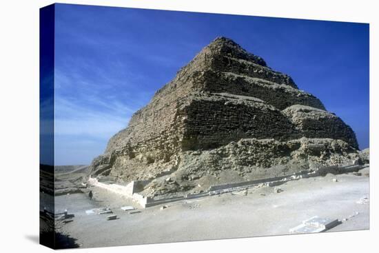 Step Pyramid of King Djoser (Zozer), Saqqara, Egypt, 3rd Dynasty, C2600 Bc-Imhotep-Stretched Canvas