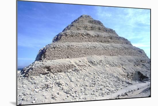 Step Pyramid of King Djoser (Zozer), Saqqara, Egypt, 3rd Dynasty, C2600 Bc-Imhotep-Mounted Photographic Print