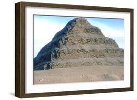 Step Pyramid of King Djoser (Zozer), Saqqara, Egypt, 3rd Dynasty, C2600 Bc-Imhotep-Framed Photographic Print