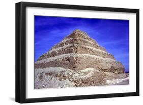 Step Pyramid of King Djoser (Zozer), Saqqara, Egypt, 3rd Dynasty, C2600 Bc-Imhotep-Framed Photographic Print