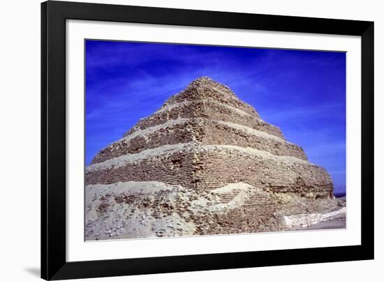 Step Pyramid of King Djoser (Zozer), Saqqara, Egypt, 3rd Dynasty, C2600 Bc-Imhotep-Framed Photographic Print