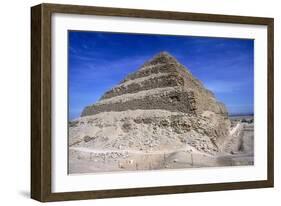 Step Pyramid of King Djoser (Zozer), Saqqara, Egypt, 3rd Dynasty, C2600 Bc-Imhotep-Framed Photographic Print