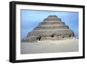 Step Pyramid of King Djoser (Zozer), Saqqara, Egypt, 3rd Dynasty, C2600 Bc-Imhotep-Framed Photographic Print