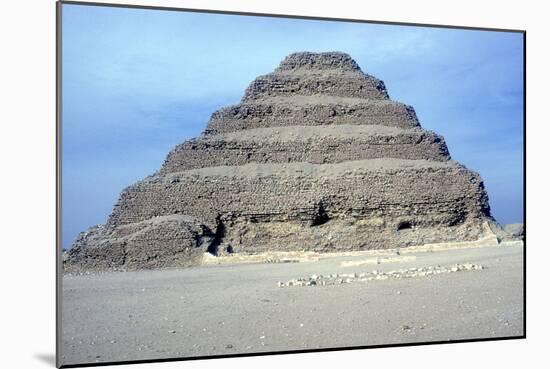 Step Pyramid of King Djoser (Zozer), Saqqara, Egypt, 3rd Dynasty, C2600 Bc-Imhotep-Mounted Photographic Print