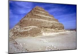 Step Pyramid of King Djoser (Zozer), Saqqara, Egypt, 3rd Dynasty, C2600 Bc-Imhotep-Mounted Photographic Print