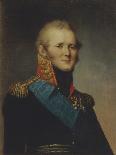 Portrait of Emperor Alexander I (1777-182), 1809-Stepan Semyonovich Shchukin-Framed Stretched Canvas