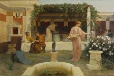 Ancient Courtyard, 1896-Stepan Vladislavovich Bakalowicz-Stretched Canvas