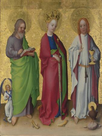 Saints Matthew, Catherine of Alexandria and John the Evangelist, C. 1450