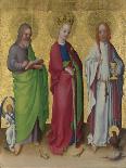 Saints Matthew, Catherine of Alexandria and John the Evangelist, C. 1450-Stephan Lochner-Giclee Print