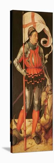 Stephan Paumgartner Portrayed as Saint George, Left Panel of the Paumgartner Altarpiece, C.1500-Albrecht Dürer-Stretched Canvas