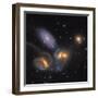 Stephan's Quintet, a Grouping of Galaxies in the Constellation Pegasus-null-Framed Premium Photographic Print