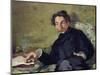 Stephane Mallarme (1842-98) 1876-Edouard Manet-Mounted Giclee Print