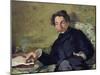 Stephane Mallarme (1842-98) 1876-Edouard Manet-Mounted Giclee Print