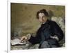 Stéphane Mallarmé by ‰Douard Manet-Édouard Manet-Framed Giclee Print