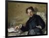 Stéphane Mallarmé by ‰Douard Manet-Édouard Manet-Framed Giclee Print