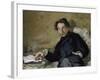 Stéphane Mallarmé by ‰Douard Manet-Édouard Manet-Framed Giclee Print