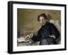 Stéphane Mallarmé by ‰Douard Manet-Édouard Manet-Framed Giclee Print