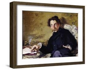 Stephane Mallarme-Edouard Manet-Framed Premium Giclee Print