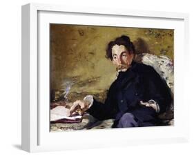 Stephane Mallarme-Edouard Manet-Framed Premium Giclee Print