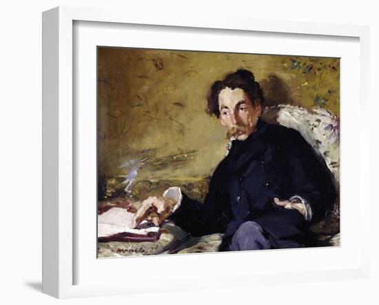 Stephane Mallarme-Edouard Manet-Framed Giclee Print