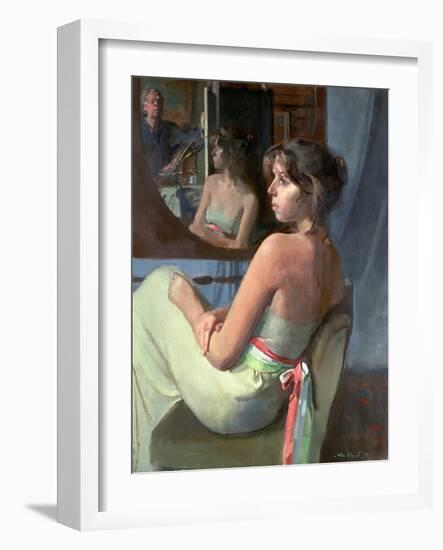 Stephanie in Profile, 1979-John Stanton Ward-Framed Giclee Print