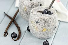 Chia Seed Pudding and Fruit-StephanieFrey-Photographic Print