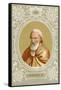 Stephanus IX-European School-Framed Stretched Canvas