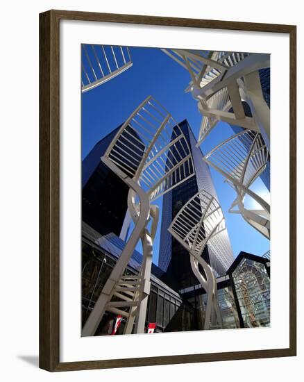 Stephen Avenue, Calgary, Alberta, Canada, North America-Hans Peter Merten-Framed Photographic Print