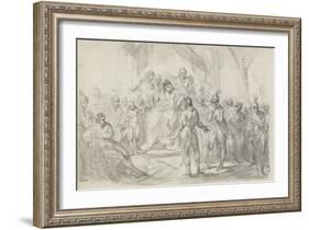 Stephen Brought Prisoner to Empress Mathilda-Henry Singleton-Framed Giclee Print