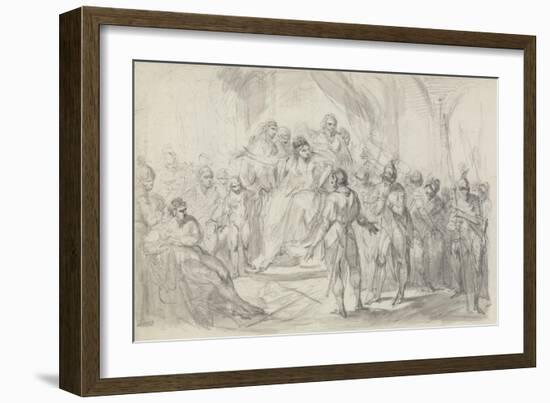 Stephen Brought Prisoner to Empress Mathilda-Henry Singleton-Framed Giclee Print