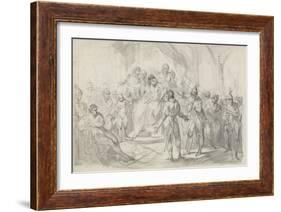 Stephen Brought Prisoner to Empress Mathilda-Henry Singleton-Framed Giclee Print