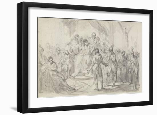 Stephen Brought Prisoner to Empress Mathilda-Henry Singleton-Framed Giclee Print