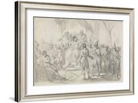 Stephen Brought Prisoner to Empress Mathilda-Henry Singleton-Framed Giclee Print