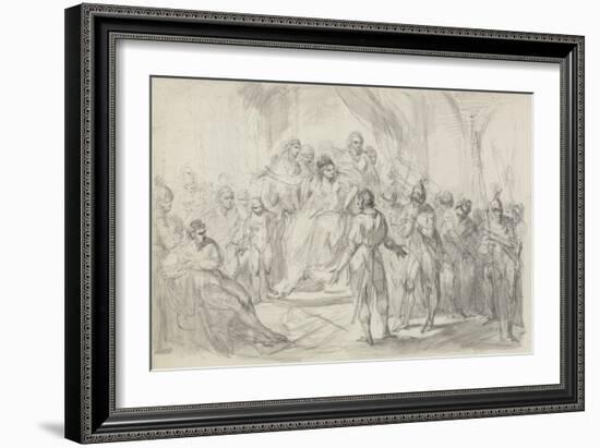 Stephen Brought Prisoner to Empress Mathilda-Henry Singleton-Framed Giclee Print