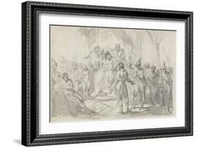 Stephen Brought Prisoner to Empress Mathilda-Henry Singleton-Framed Giclee Print