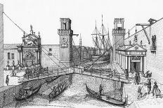 The Entrance to the Arsenale, Venice, 1987 (Drawing)-Stephen Conlin-Giclee Print