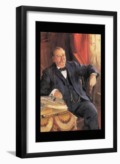 Stephen Grover Cleveland-null-Framed Art Print