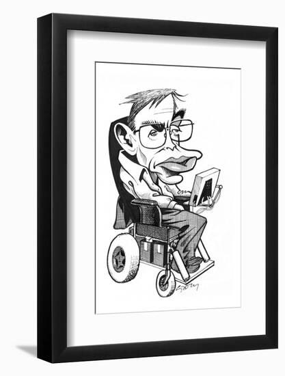 Stephen Hawking, British Physicist-Gary Gastrolab-Framed Photographic Print