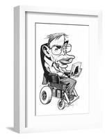 Stephen Hawking, British Physicist-Gary Gastrolab-Framed Photographic Print